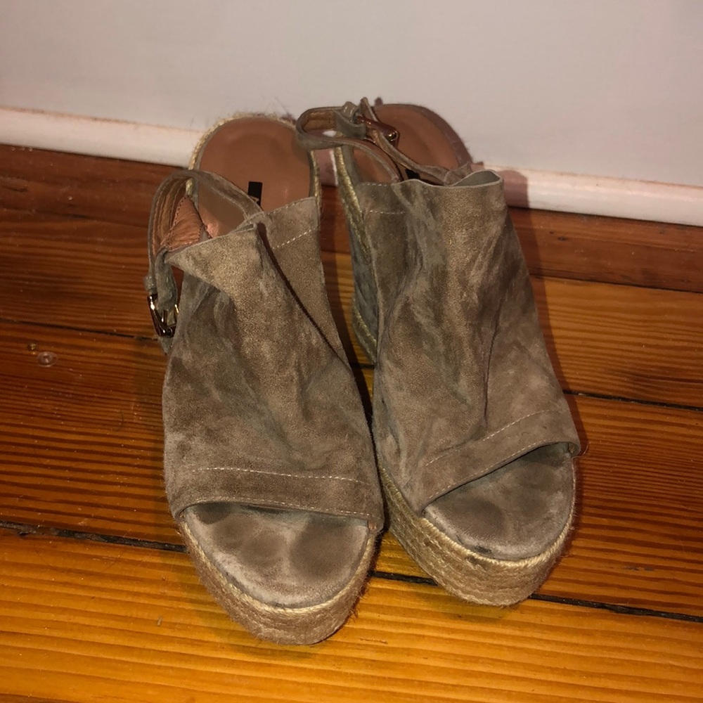 Matiko size 36 (~6) suede wedges. Gently worn